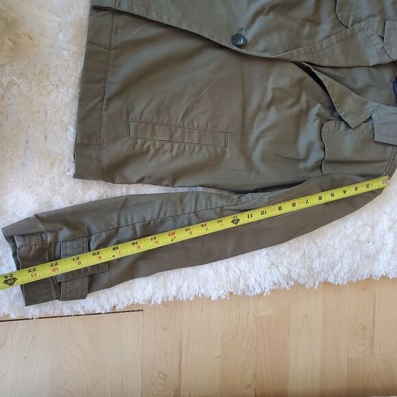 Pendleton Button Close Utility Jacket Cotton Lightweight Green Size XS - Picture 6 of 10